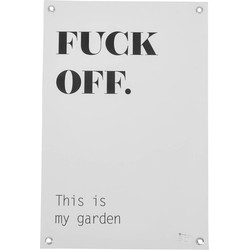 Housevitamin Fuck Off - Garden Poster 40 x 60 cm