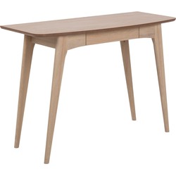 RebellenClub Skavsta Bureau - Licht Eiken - Computertafel - 105 x 45 cm