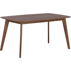 IRIS - Eettafel - Donkere houtkleur - 90 x 150 cm - MDF