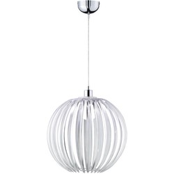 Moderne Hanglamp  Zucca - Staal - Transparant