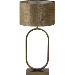 Tafellamp Jamiri/Praya - Ant, Brons/Bruin - Ø30x67cm