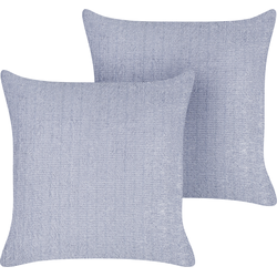 Beliani CROSSANDRA - Sierkussen-Paars-Polyester