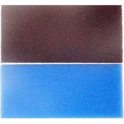 Filtermatten FiltraClear 6000/8000 1 x blauw 1 x zwart H4 x 26,5 x 11,5/12,5 cm