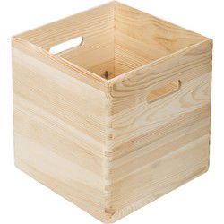 Kubus in massief grenen - L30 x H30 cm