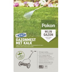 2 stuks - Gazonmest met Kalk 30m2 - Pokon