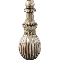 PTMD Vaas Myrtle - 15x15x41 cm - Keramiek - Creme