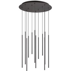 Ideal Lux - Filo - Hanglamp - Metaal - LED - Zwart
