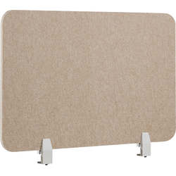 Beliani SPLIT - Bureauscheidingswand-Beige-Polyester