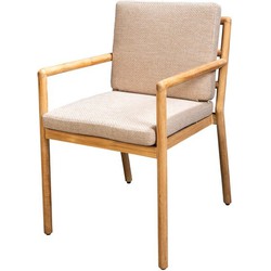 Mare dining chair teak/multi natural AW
