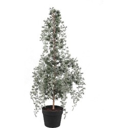 PTMD Kerstversiering Boom Ellice - 40x40x90 cm - Imitatie Bont - Groen