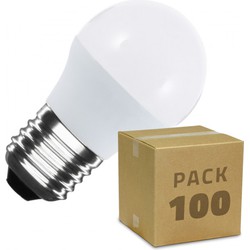 100 pack - Led lampen E27 - WARM WIT - 2800K - 3200K E27 G45 5W