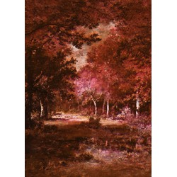 Sanders & Sanders fotobehang herfst bruin en warm oranje - 200 x 280 cm - 611991