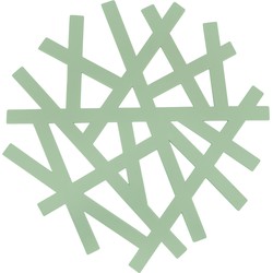Krumble Pannenonderzetter rond - 15,8 cm - Silicoon - Groen