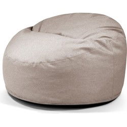 Nordura Waves: loungekussen/ zitzak cacao 110 cm - met vulling - binnen & buiten