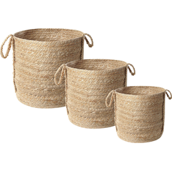Beliani WADH - Mand-Natuurlijk-Jute