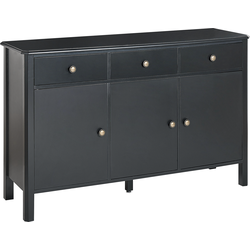 Beliani OLATE - Sideboard-Zwart-MDF