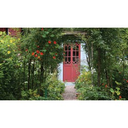Poort deur 130x70cm Tuinschilderij - Customize-it