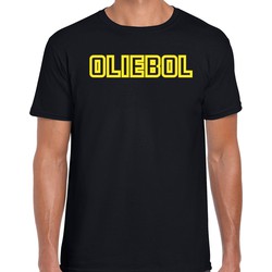 Bellatio Decorations Fout kersttrui t-shirt voor heren - oliebol - geel - oliebollen - nieuwjaar XL - kerst t-shirts