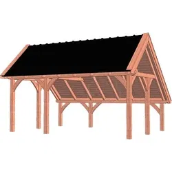 Trendhout douglas kapschuur De Hoeve XL, 590 x 440 cm