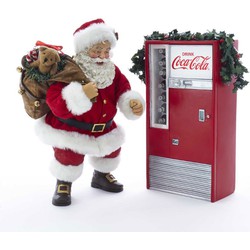 Kerstman coca-cola met automaat l28