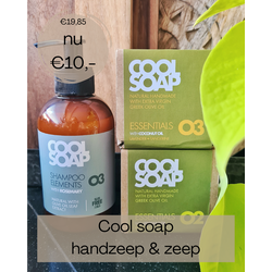 Cool soap - 1 x Handzeep & 1 x zeep Super Sale