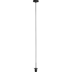 Mexlite - hanglamp - HaloSwap - zwart - metaal - Ø 10cm - E27 - 4222ZW