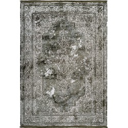 Luxury Picasso Elysee Vloerkleed - Laagpolig Luxe Tapijt - Soft Fluweel - Groen- 200x290 CM