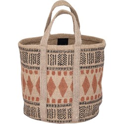 PTMD Mand Noyaan - 30x30x45 cm - Jute - Bruin