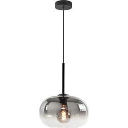 Highlight Bellini Industriële Hanglamp – Smokeyglas – Zwart