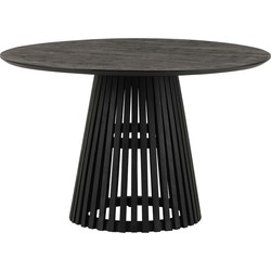 Eetkamertafel Ø120, Acacia Black