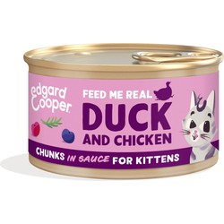 Cat kitten chunks duck/chicken 85g