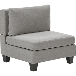 UNSTAD - Fauteuil - Lichtgrijs - Polyester