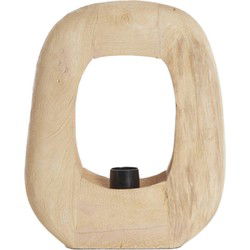 Light & Living - tafellamp - Kelafo - naturel - hout - nachtkastlamp - E27 - 7041082
