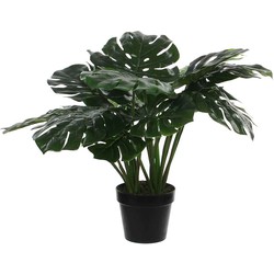 Mica Decorations Monstera Kunstplant in Pot - H50 x Ø70 cm - Groen