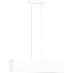 minimalistische hanglamp D'angelo Wit 2-lichts