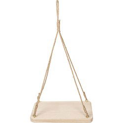 Clayre & Eef Plantenhanger Beige Hout