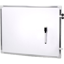 Magnetisch whiteboard met marker met wisser 80 x 60 cm - Whiteboards