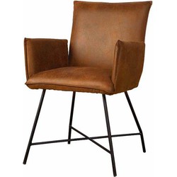 Tower living Trofa armchair - fabric amazon 9 cognac