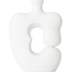 MUST Living Vase Eros,49x37x10 cm, fiber cement white painted