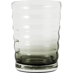 Nordal JOG waterglas transparant / zwart 6 stuks