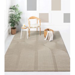 Aurelia Modern Beige vloerkleed - - 80 X 150 CM