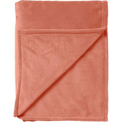 Dutch Decor BILLY - Plaid 150x200 cm - flannel fleece - superzacht - Muted Clay - roze - Dutch Decor