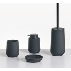 SUCHES - Badkameraccessoireset - Zwart - Polyresin