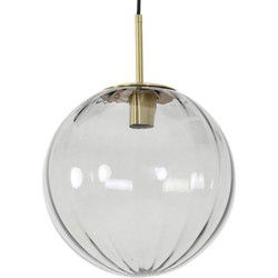 Light & Living - hanglamp - Magdala - brons - glas - Ø 30cm - E27 - 2957227