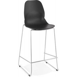 Halfhoge snackkruk BERLIN 515x52x101 cm Zwart