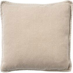 Dutch Decor BOWIE - Sierkussen 45x45 cm - van gewassen katoen - Pumice Stone - beige - Dutch Decor