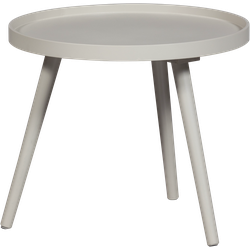WOOOD Mesa Bijzettafel M - Hout - Zand - 45 cm x Ø45