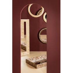 PTMD Spiegel Chelsae - 62x6x62 cm - Polyester - Brons