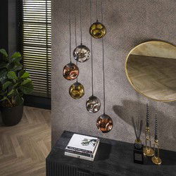Hanglamp 6-Lichts Lichts Getrapt - Metaal - 50x50x180cm