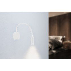 Groenovatie LED Wandlamp/Bedlamp 3W, Flexibel, Warm Wit, Wit